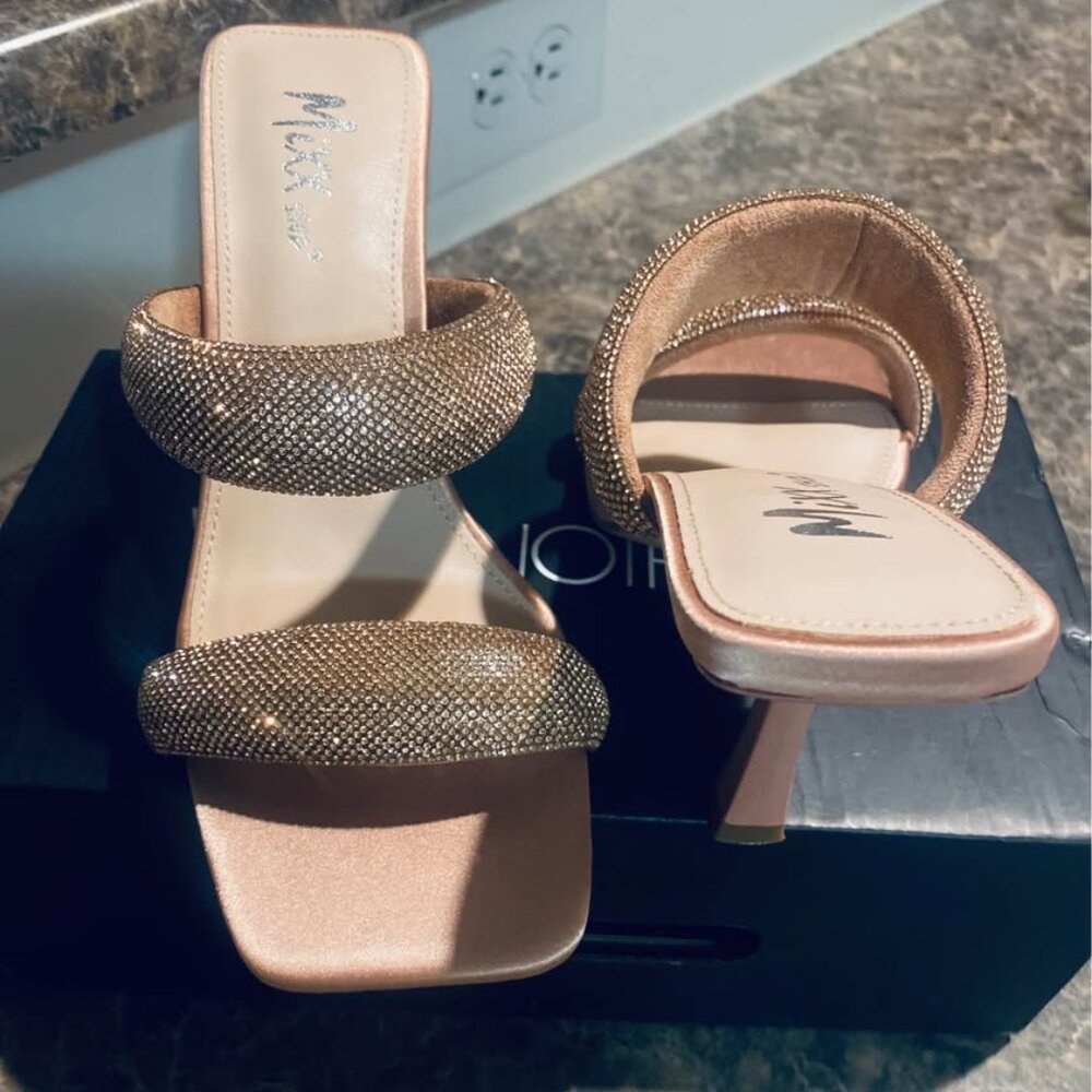 Gold Heels by Mixx Shuz